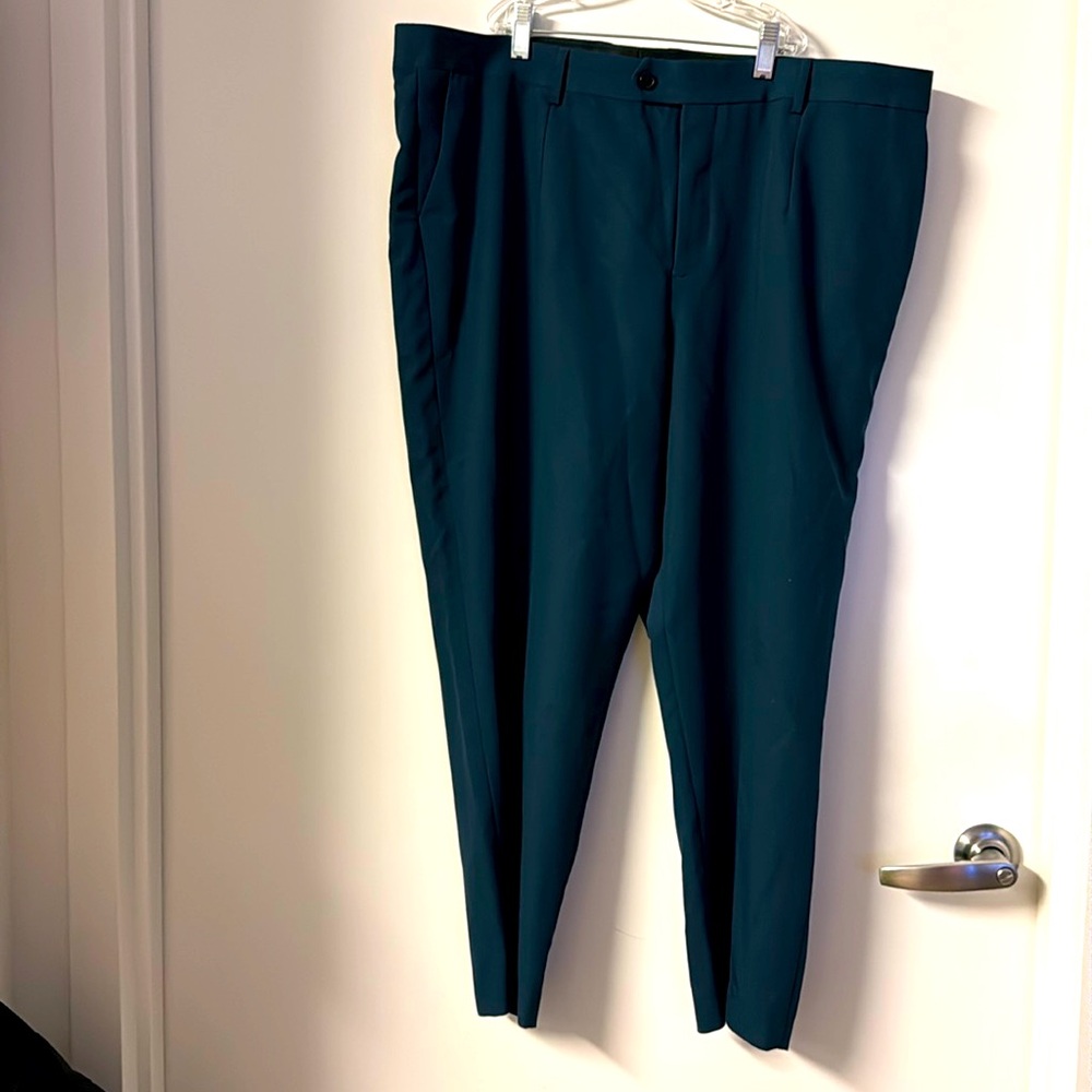 Suit Shop Tailored Women’s Teal Pants Size 18S